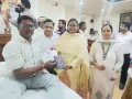 प्रधानमंत्री नरेन्द्र मोदी के जन्मदिन पर नगर निगम अधिकारियों कर्मचारियों एवं पार्षदों ने किया रक्तदान