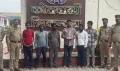 सिकंदरा पुलिस ने छह जुआरी किए गिरफ्तार, नगद केश और सामान बरामद