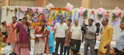 कमला नगर बसंत बिहार में सात दिवसीय गणेश-राधाष्टमी महोत्सव की धूम, भक्ति में सराबोर हुए श्रद्धालु