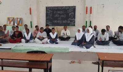 राष्ट्रपिता महात्मा गांधी एवं पूर्व प्रधानमंत्री लाल बहादुर शास्त्री जी की जयंती हर्षोल्लास के साथ मनाई गई