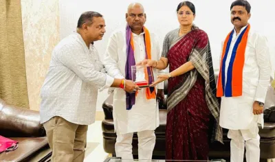 व्यापारी रवि गोयल ने अपना दल (एस) पार्टी की नीतियों से प्रभावित होकर की सदस्यता ग्रहण