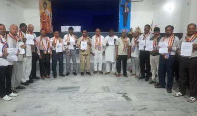 विजय सिंह कर्दम दूसरी बार बने डॉ.बी.आर अम्बेडकर चैरिटेबल ट्रस्ट के अध्यक्ष