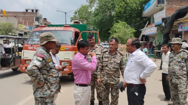 राजेश्वर मंदिर मेले से पहले चला अतिक्रमण पर बुलडोजर, सड़कें कराई गईं अवैध अतिक्रमण मुक्त