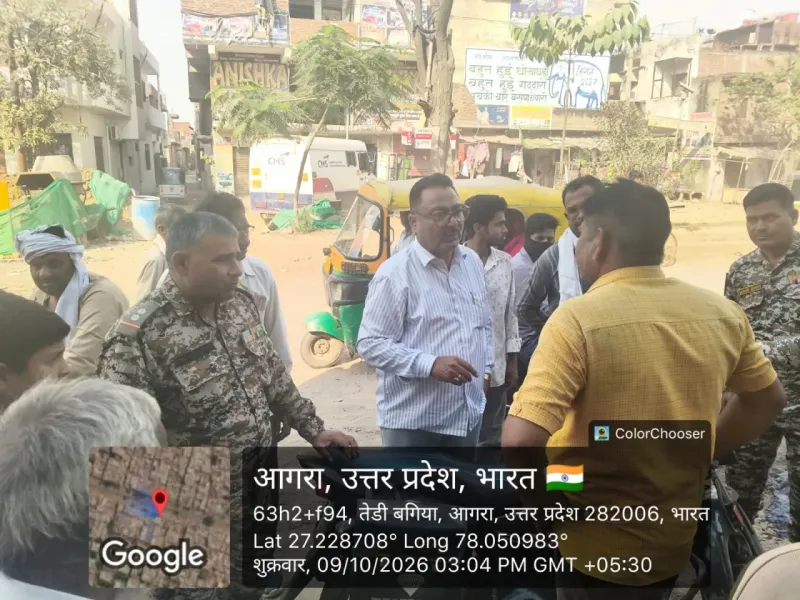 आगरा नगर आयुक्त संतोष कुमार वैश्य का अवैध अतिक्रमण पर चला चाबुक, शहर की सबसे बड़ी समस्या पर लिया संज्ञान