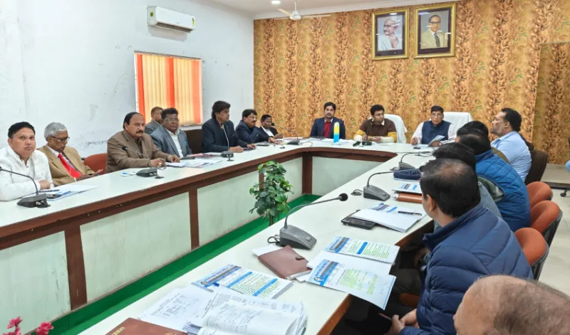 भीम नगरी आयोजन समिति 2025 के विकास कार्यों को लेकर जिलाधिकारी की अध्यक्षता में हुई बैठक