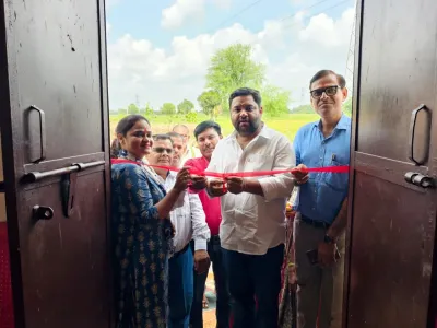 ग्राम खड़िया में 7 लाख की लागत से बना जन सेवा केंद्र शुरू, ब्लॉक प्रमुख आशीष शर्मा ने किया लोकार्पण