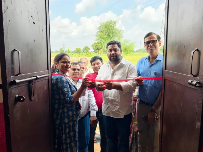 ग्राम खड़िया में 7 लाख की लागत से बना जन सेवा केंद्र शुरू, ब्लॉक प्रमुख आशीष शर्मा ने किया लोकार्पण