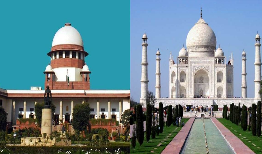 ताज महल के 500 मीटर के दायरे से हटाएँ जायँ सभी व्यवसायिक प्रतिष्ठान - सुप्रीम कोर्ट