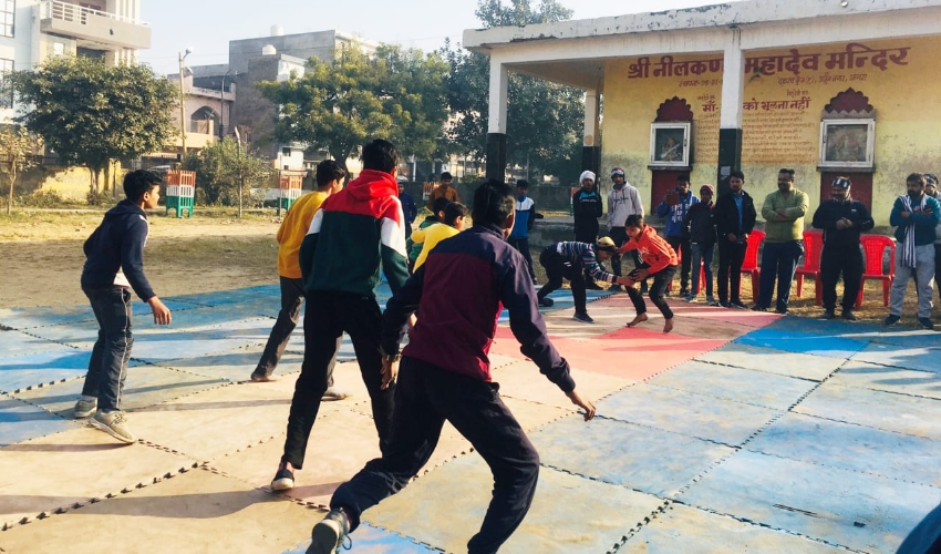 क्रीड़ा भारती द्वारा कबड्डी प्रतियोगिता का हुआ आयोजन