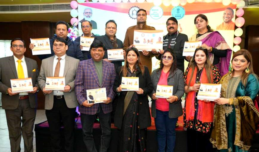 एक जिला एक के तहत खादी कैलेंडर का हुआ विमोचन