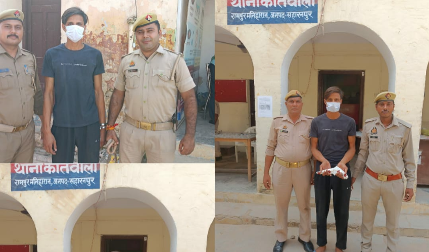 कोतवाली पुलिस को मिली सफलता एक गो तस्कर को मुठभेड़ के बाद किया गिरफ्तार हथियार और जिंदा कारतूस बरामद