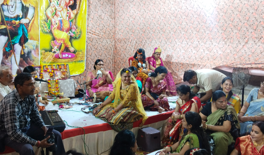 नटराज पुरम में शिव विवाह का प्रसंग सुन श्रद्धालु हुए मंत्रमुग्ध आगरा