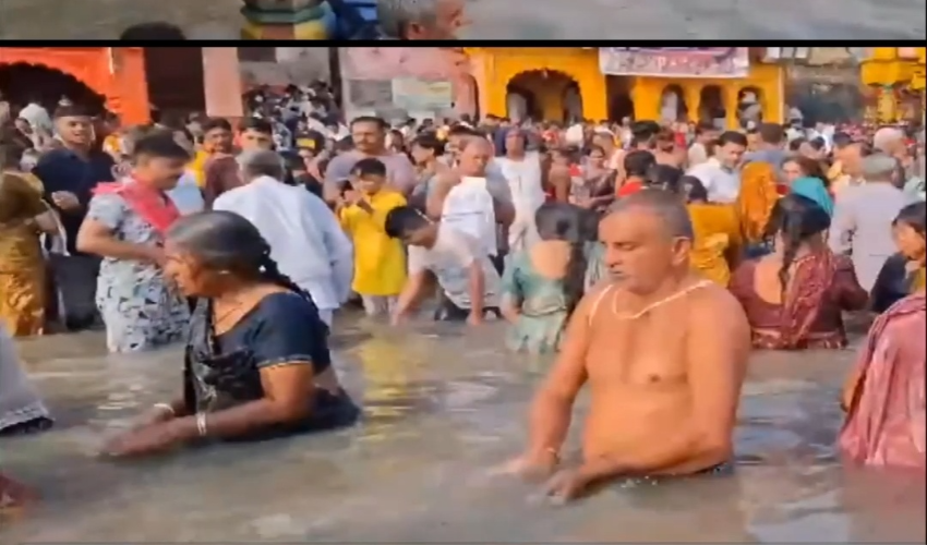 यम द्वितीया पर उमड़ा श्रद्धा का सैलाब, यमुना घाटों पर हुई पूजा-अर्चना